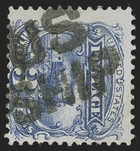 Sale 1255, Lot 659, 3c 1869 Pictorial Issue (Scott 114)