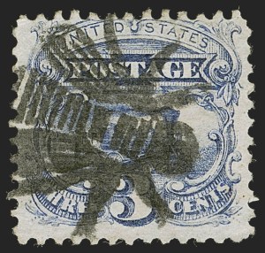 Sale 1255, Lot 664, 3c 1869 Pictorial Issue (Scott 114)