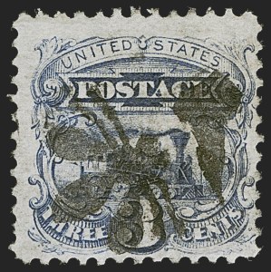 Sale 1255, Lot 667, 3c 1869 Pictorial Issue (Scott 114)