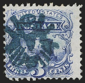 Sale 1255, Lot 668, 3c 1869 Pictorial Issue (Scott 114)