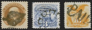 Sale 1255, Lot 753, 1875 Re-Issue of 1869 Pictorial Issue (Scott 123-133a)