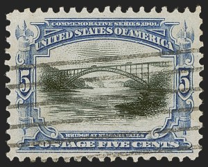 Sale Number 1255, Lot Number 967, 1901 Pan-American Issue and Inverts (Scott 294-299)