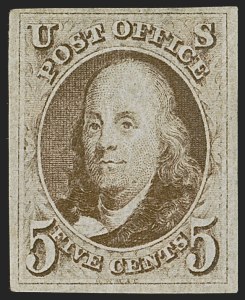Sale 1256, Lot 2001, 1847 Issue and 1875 Reproduction  (Scott 1-4)
