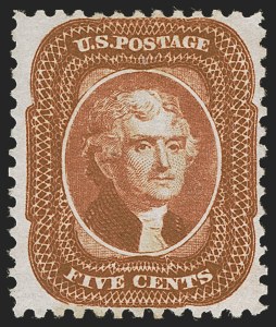 Sale 1256, Lot 2021, 1875 Reprint of 1857-60 Issue (Scott 40-47)