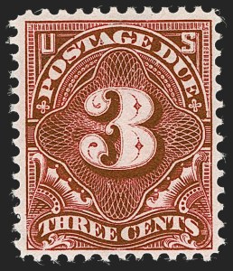Sale 1256, Lot 2253, Postage Due, 3c Deep Claret (J47) Sale 1256, Lot 2253, Postage Due
