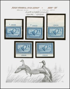 Sale 1258, Lot 3031, Artist Remarques and Signed Stamps