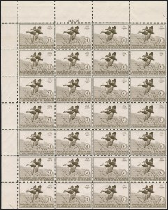 Sale 1258, Lot 3101, Complete Panes and Souvenir Sheets