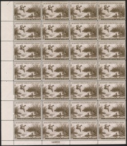 Sale 1258, Lot 3103, Complete Panes and Souvenir Sheets