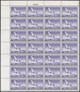 Sale 1258, Lot 3111, Complete Panes and Souvenir Sheets