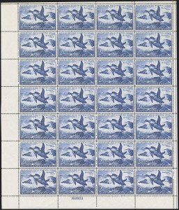 Sale 1258, Lot 3113, Complete Panes and Souvenir Sheets