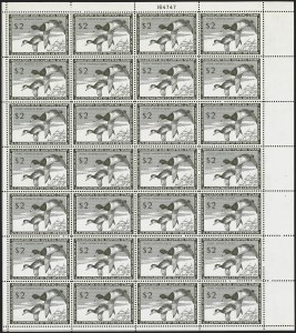 Sale 1258, Lot 3115, Complete Panes and Souvenir Sheets