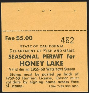 Sale 1258, Lot 3188, State Hunting Permit Stamps