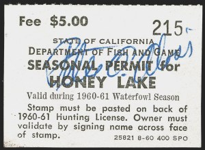 Sale 1258, Lot 3189, State Hunting Permit Stamps