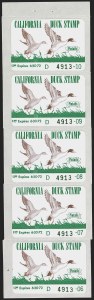 Sale 1258, Lot 3202, State Hunting Permit Stamps