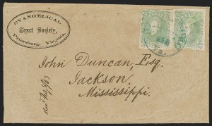 Sale 1260, Lot 166, Civil War and Confederate States: General Issues, Flag-of-Truce, Blockade