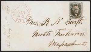 Sale 1260, Lot 17, 1847 Issue, Domestic Covers and Foreign Mails