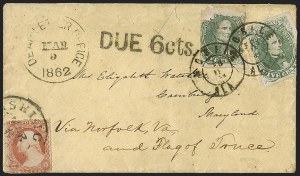 Sale 1260, Lot 175, Civil War and Confederate States: General Issues, Flag-of-Truce, Blockade