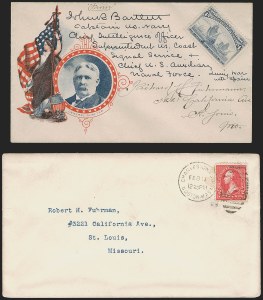 Sale 1260, Lot 179, Spanish-American War: the Furhman Correspondence of Patriotic Covers