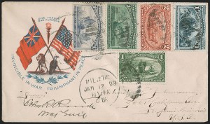 Sale 1260, Lot 179, Spanish-American War: the Furhman Correspondence of Patriotic Covers