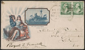 Sale 1260, Lot 179, Spanish-American War: the Furhman Correspondence of Patriotic Covers