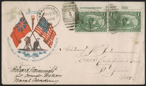 Sale 1260, Lot 179, Spanish-American War: the Furhman Correspondence of Patriotic Covers