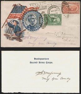 Sale 1260, Lot 179, Spanish-American War: the Furhman Correspondence of Patriotic Covers