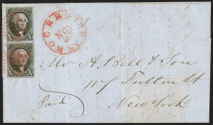 Sale 1260, Lot 19, 1847 Issue, Domestic Covers and Foreign Mails