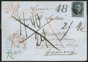 Sale 1260, Lot 26, 1847 Issue, Domestic Covers and Foreign Mails