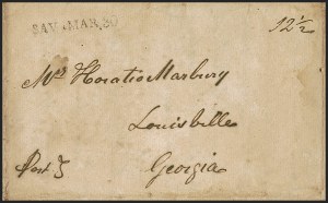 Sale 1262, Lot 11, Autographs and Free Franks, Stampless