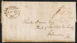 Sale 1262, Lot 12, Autographs and Free Franks, Stampless