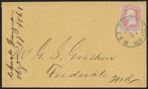 Sale 1262, Lot 136, 1861-68 Issues