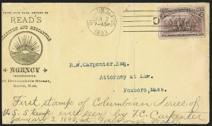 Sale 1262, Lot 181, Columbian thru Pan-American Issue