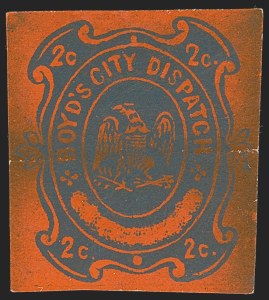 Sale 1262, Lot 292, Carriers, Locals and Independent Mails