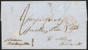 Sale 1262, Lot 36, Railroad, Transatlantic, Potato Famine, Steamboat