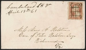 Sale 1262, Lot 392, Independent and C.S.A. Use of U.S. Stamps