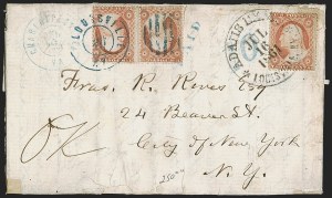 Sale 1262, Lot 395, Independent and C.S.A. Use of U.S. Stamps