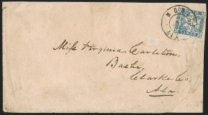 Sale 1262, Lot 406, Postmasters’ Provisionals