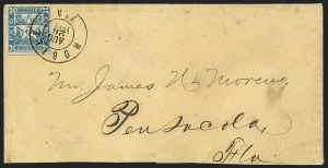 Sale 1262, Lot 407, Postmasters’ Provisionals