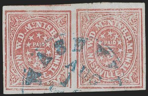 Sale 1262, Lot 409, Postmasters’ Provisionals