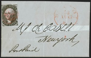 Sale 1262, Lot 41, Postmasters’ Provisionals, 1847 Issue