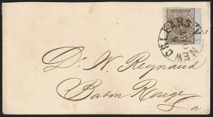 Sale 1262, Lot 413, Postmasters’ Provisionals