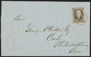 Sale 1262, Lot 44, Postmasters’ Provisionals, 1847 Issue
