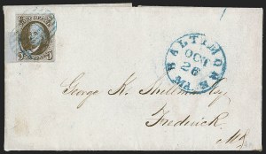 Sale 1262, Lot 46, Postmasters’ Provisionals, 1847 Issue