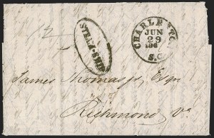 Sale 1262, Lot 519, Blockade, Trans-Mississippi, Flag-of-Truce, Balances