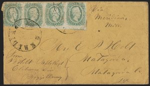 Sale 1262, Lot 521, Blockade, Trans-Mississippi, Flag-of-Truce, Balances