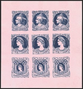 Sale 1262, Lot 548, Essays, Proofs and Specimens