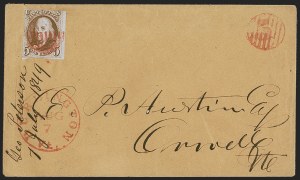 Sale 1262, Lot 55, Postmasters’ Provisionals, 1847 Issue