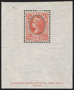 Sale 1262, Lot 550, Essays, Proofs and Specimens