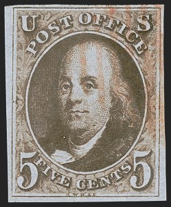 Sale 1262, Lot 579, Postmasters’ Provisionals, 1847 Issue
