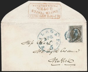 Sale 1262, Lot 59, Postmasters’ Provisionals, 1847 Issue